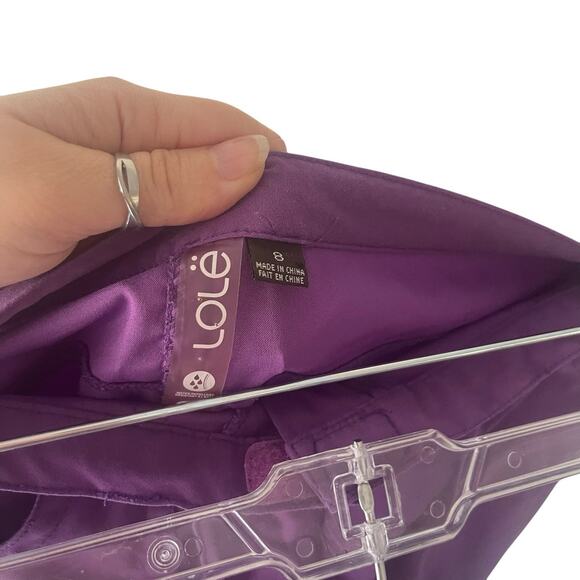 Lole Women's Size 8 Purple Outdoor Activewear Above Knee Skirt - Picture 5 of 10